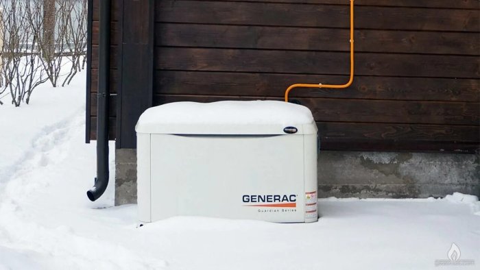 установленный генератор Geenrac
